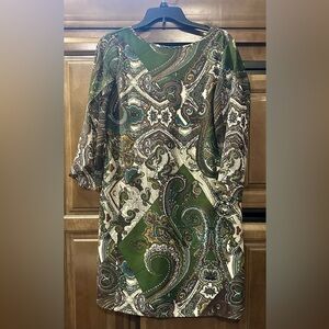 Dress Barn Paisley Print Dress